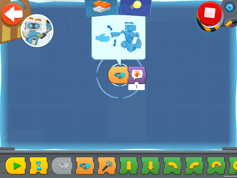 The blocks at the bottom amount to chunks of code.